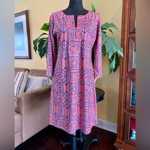 Chelsea Gunn Resort Wear geometric design dress - Medium